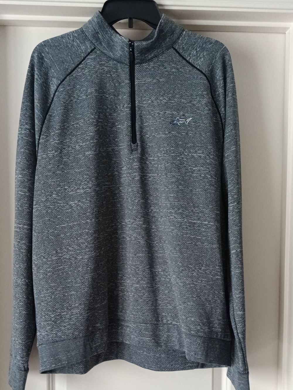 Greg Norman Collection Men's Grey Half-Zip Pullover